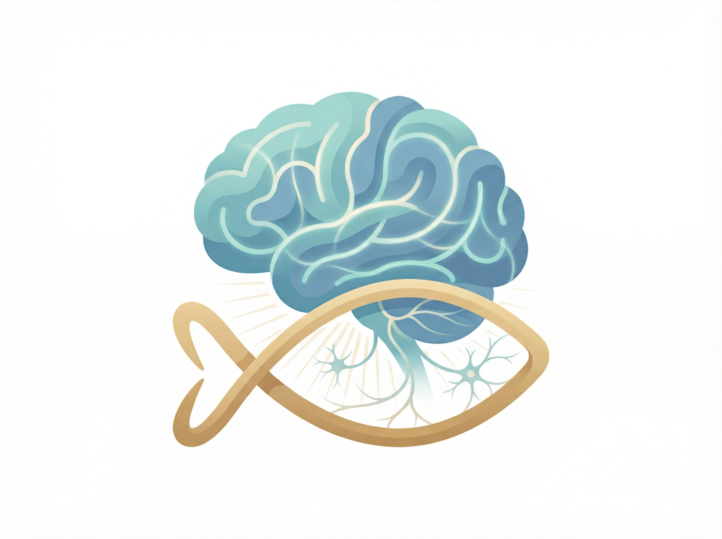 Illustration showing the role of omega-3 in brain health